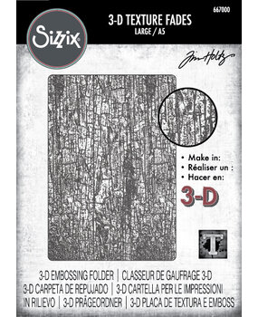 Sizzix 3D Texture Fades A5 Large Cracked (667000) Sizzix 3D Texture Fades A5 Large Cracked (667000)