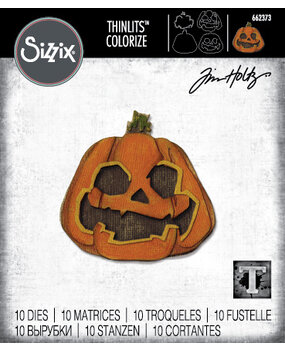 Sizzix Thinlits Die Set Layered Jack-o-Lantern (662373)