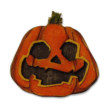 Sizzix Thinlits Die Set Layered Jack-o-Lantern (662373) Sizzix Thinlits Die Set Layered Jack-o-Lantern (662373)