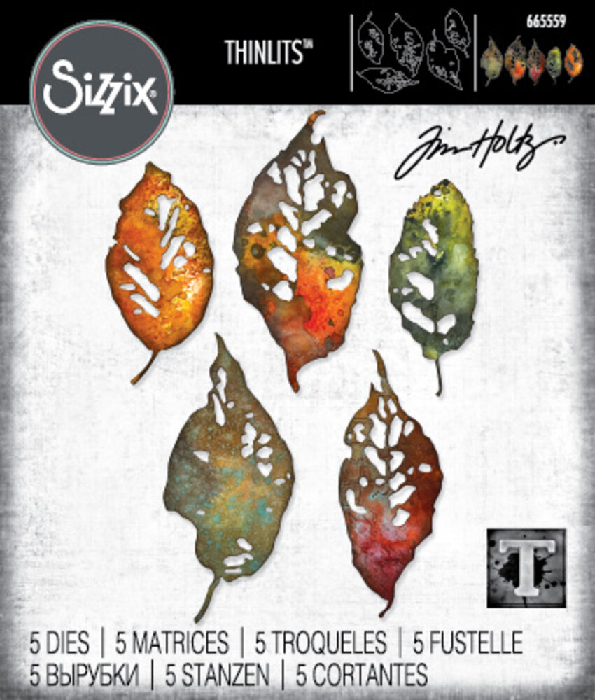 Sizzix Thinlits Die Set Leaf Fragments (665559) Sizzix Thinlits Die Set Leaf Fragments (665559)