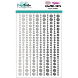 Carlijn Design Glitter Enamel Dots Holo Silver (CDED-0009)