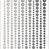 Carlijn Design Glitter Enamel Dots Holo Silver (CDED-0009) Carlijn Design Glitter Enamel Dots Holo Silver (CDED-0009)
