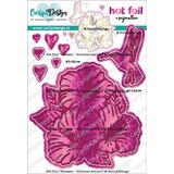 Carlijn Design Hot Foil Hibiscus & Kolibri (CDHF-0081)