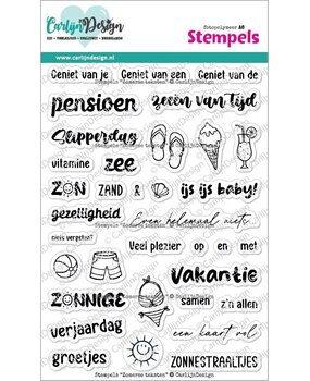 Carlijn Design Stempels Zomerse Teksten (CDST-0147)