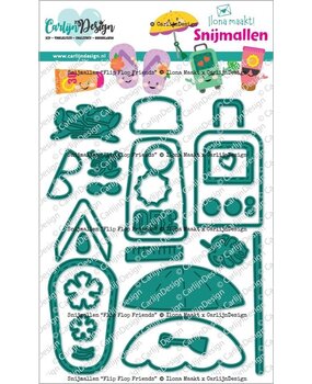 Carlijn Design Snijmallen Flip Flop Friends (CDSN-0313) Carlijn Design Snijmallen Flip Flop Friends (CDSN-0313)