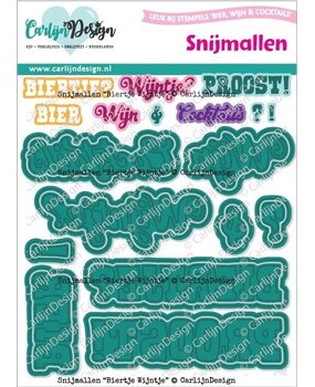 Carlijn Design Snijmallen Biertje Wijntje (CDSN-0315)