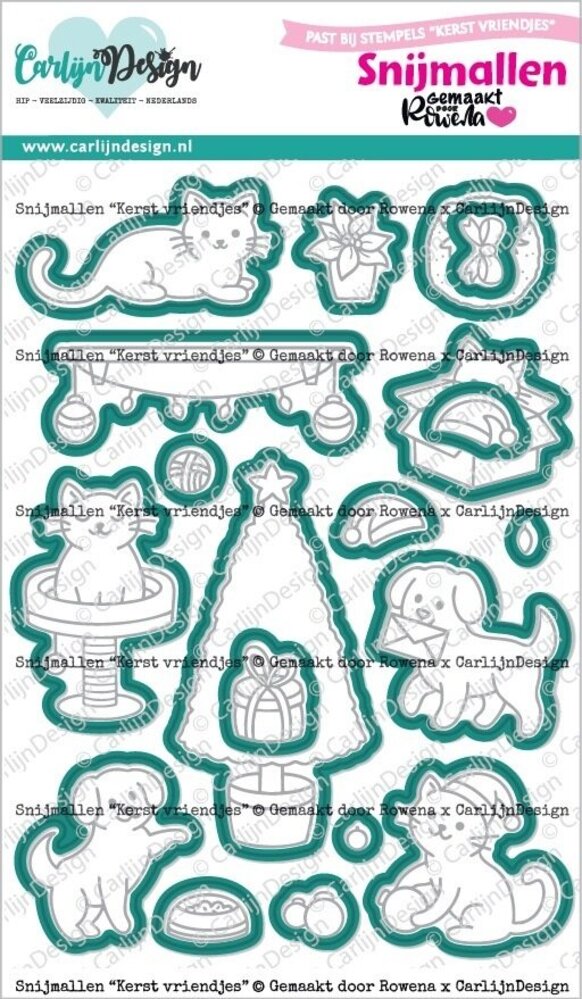 Carlijn Design Snijmallen Kerst Vriendjes (CDSN-0318)