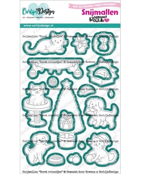 Carlijn Design Snijmallen Kerst Vriendjes (CDSN-0318)