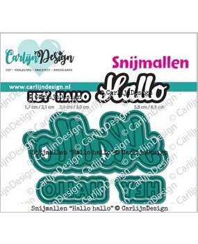 Carlijn Design Snijmallen Hallo Hallo (CDSN-0320)