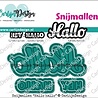 Carlijn Design Snijmallen Hallo Hallo (CDSN-0320) Carlijn Design Snijmallen Hallo Hallo (CDSN-0320)