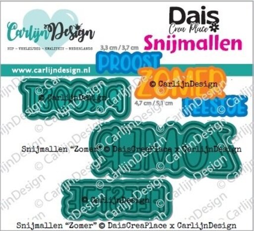 Carlijn Design Snijmallen Zomer (CDSN-0321)