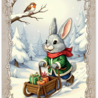 Creatief Art PRE-ORDER Snowy Bunnies Card Kit Bunny Wonderland 01 (RE2530-0186) Creatief Art PRE-ORDER Snowy Bunnies Card Kit Bunny Wonderland 01 (RE2530-0186)