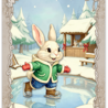 Creatief Art PRE-ORDER Snowy Bunnies Card Kit Bunny Wonderland 01 (RE2530-0186) Creatief Art PRE-ORDER Snowy Bunnies Card Kit Bunny Wonderland 01 (RE2530-0186)