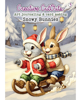 Creatief Art Snowy Bunnies Art Journaling & Card Making Book (CCOBOEK-005) Creatief Art Snowy Bunnies Art Journaling & Card Making Book (CCOBOEK-005)