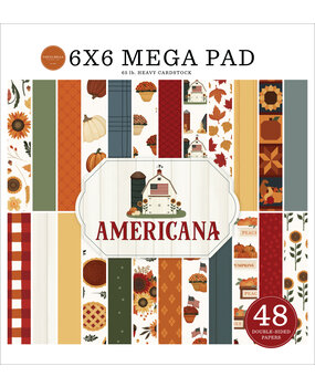 Carta Bella Americana 6x6 Inch Paper Pad (CBA454023) Carta Bella Americana 6x6 Inch Paper Pad (CBA454023)