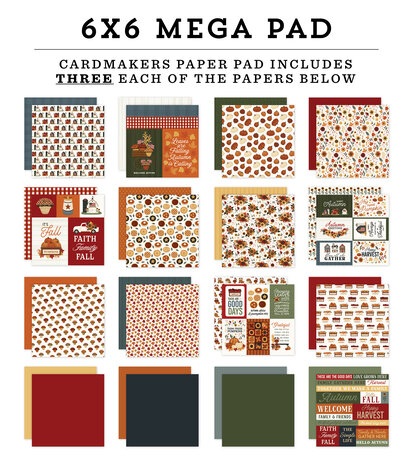 Carta Bella Americana 6x6 Inch Paper Pad (CBA454023) Carta Bella Americana 6x6 Inch Paper Pad (CBA454023)