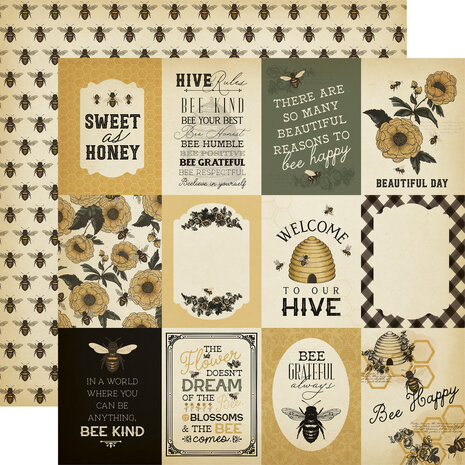 Carta Bella Honey Bee 12x12 Inch Collection Kit (CBHB450016) Carta Bella Honey Bee 12x12 Inch Collection Kit (CBHB450016)