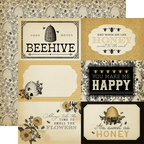 Carta Bella Honey Bee 12x12 Inch Collection Kit (CBHB450016) Carta Bella Honey Bee 12x12 Inch Collection Kit (CBHB450016)