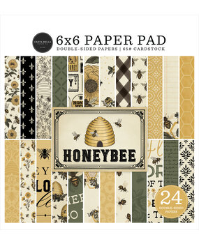 Carta Bella Honey Bee 6x6 Inch Paper Pad (CBHB450023) Carta Bella Honey Bee 6x6 Inch Paper Pad (CBHB450023)