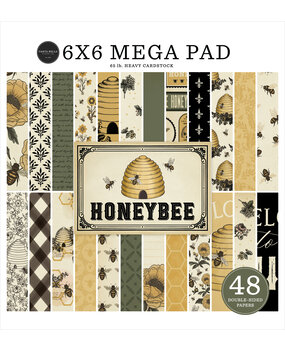 Carta Bella Honey Bee 6x6 Inch Mega Pad (CBHB450031) Carta Bella Honey Bee 6x6 Inch Mega Pad (CBHB450031)
