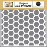 Carta Bella Honey Bee Stencil Our Hive Hexagons (CBHB450034)
