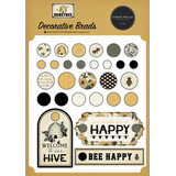 Carta Bella Honey Bee Adhesive Brads (CBHB450020)