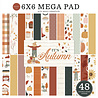 Carta Bella PRE-ORDER It's Autumn 6x6 Inch Mega Pad (CBIA452031) Carta Bella PRE-ORDER It's Autumn 6x6 Inch Mega Pad (CBIA452031)