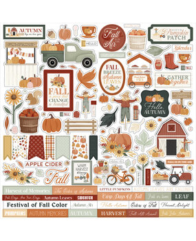 Carta Bella It's Autumn 12x12 Inch Element Sticker (CBIA452014)