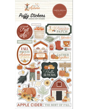Carta Bella It's Autumn Puffy Stickers (CBIA452066)
