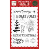 Carta Bella Christmas Village Clear Stamps Holly Jolly Ornaments (CBCV458045)
