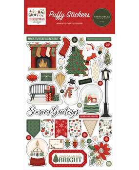 Carta Bella Christmas Village Puffy Stickers (CBCV458066) Carta Bella Christmas Village Puffy Stickers (CBCV458066)