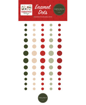 Carta Bella Christmas Village Enamel Dots (CBCV458028) Carta Bella Christmas Village Enamel Dots (CBCV458028)