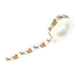 Carta Bella Christmas Village Washi Tape Santa's Sleigh And Reindeer (CBCV458039)