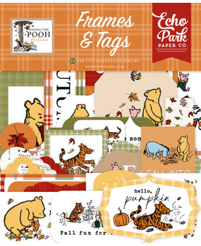 Echo Park Winnie The Pooh Autumn Ephemera Frames & Tags (WPA453025) Echo Park Winnie The Pooh Autumn Ephemera Frames & Tags (WPA453025)