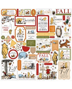 Echo Park Winnie The Pooh Autumn 12x12 Inch Element Sticker (WPA453014) Echo Park Winnie The Pooh Autumn 12x12 Inch Element Sticker (WPA453014)