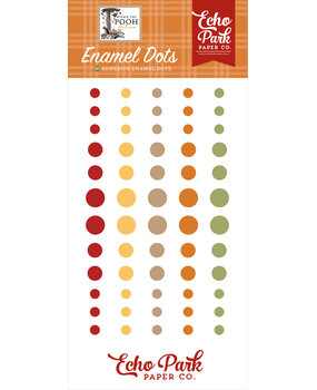 Echo Park Winnie The Pooh Autumn Enamel Dots (WPA453028) Echo Park Winnie The Pooh Autumn Enamel Dots (WPA453028)