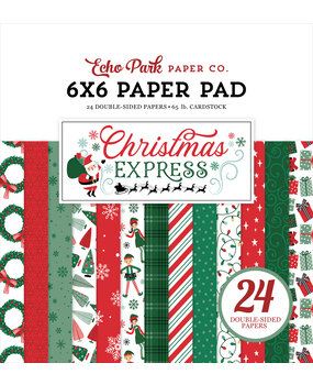 Echo Park Christmas Express 6x6 Inch Paper Pad (SCE455023) Echo Park Christmas Express 6x6 Inch Paper Pad (SCE455023)