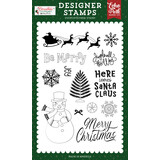 Echo Park Christmas Express Clear Stamp Here Comes Santa Claus (SCE455045)