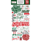 Echo Park Christmas Express 6x13 Inch Chipboard Word & Phrases (SCE455022)