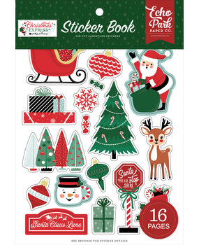 Echo Park Christmas Express Sticker Book (SCE455029)