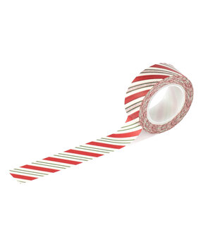 Echo Park Christmas Express Washi Tape Candy Cane Diagonal Stripe (SCE455027) Echo Park Christmas Express Washi Tape Candy Cane Diagonal Stripe (SCE455027)