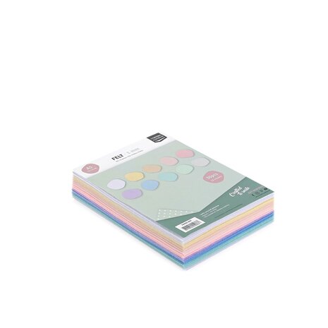 Vaessen Creative Felt A5 Multipack Pastel (10429-007) Vaessen Creative Felt A5 Multipack Pastel (10429-007)