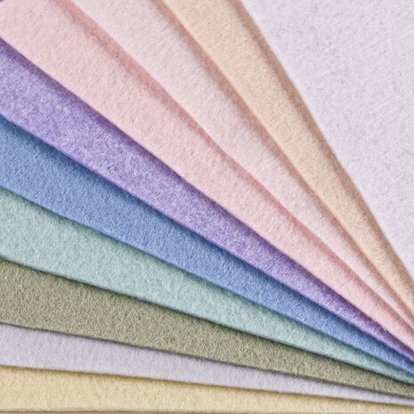 Vaessen Creative Felt A5 Multipack Pastel (10429-007) Vaessen Creative Felt A5 Multipack Pastel (10429-007)