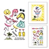 Stampendous! Feathers FransFormer Clear Stamps (STP-173) (OUTLET) Stampendous! Feathers FransFormer Clear Stamps (STP-173) (OUTLET)