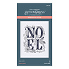 Spellbinders Festive Noel Press Plate (BP-053) (OUTLET) Spellbinders Festive Noel Press Plate (BP-053) (OUTLET)