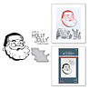 Spellbinders Holly Jolly Santa Press Plate & Die Set (BP-054) (OUTLET) Spellbinders Holly Jolly Santa Press Plate & Die Set (BP-054) (OUTLET)