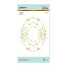 Spellbinders Imperial Adorned Ovals Hot Foil Plate (GLP-125) (OUTLET) Spellbinders Imperial Adorned Ovals Hot Foil Plate (GLP-125) (OUTLET)