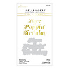Spellbinders Glimmering Poppin' Birthday Hot Foil Plate & Die Set (GLP-384) (OUTLET) Spellbinders Glimmering Poppin' Birthday Hot Foil Plate & Die Set (GLP-384) (OUTLET)