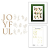 Spellbinders Joyful Glimmer Hot Foil Plate (GLP-390) (OUTLET) Spellbinders Joyful Glimmer Hot Foil Plate (GLP-390) (OUTLET)