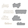 Spellbinders Snow Garden Sentiments Hot Foil Plate & Die Set (GLP-430) (OUTLET) Spellbinders Snow Garden Sentiments Hot Foil Plate & Die Set (GLP-430) (OUTLET)